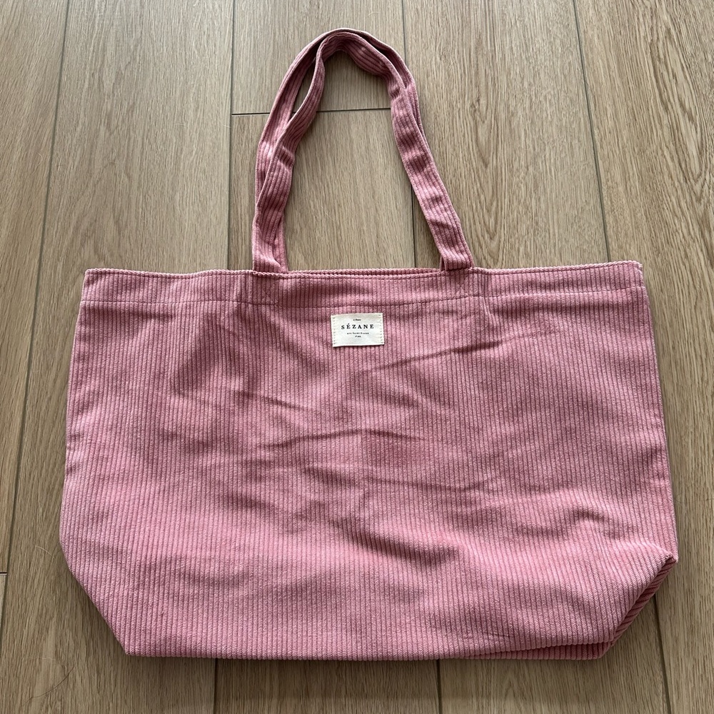 Sezane Pink Tote Bag